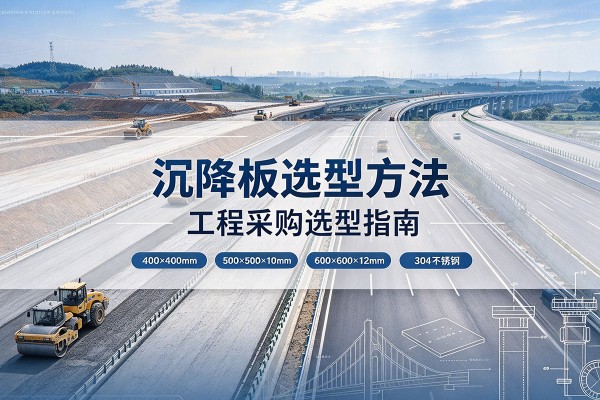 梧州沉降板选择方法
