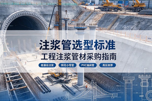 梧州注浆管选型标准