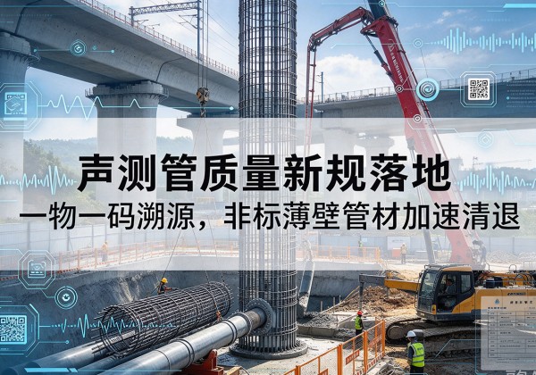 梧州声测管质量新规落地，一物一码溯源，非标薄壁管材加速清退