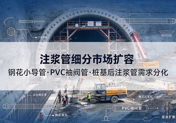 梧州注浆管细分市场扩容，隧道钢花小导管、PVC 袖阀管、桩基后注浆管需求分化