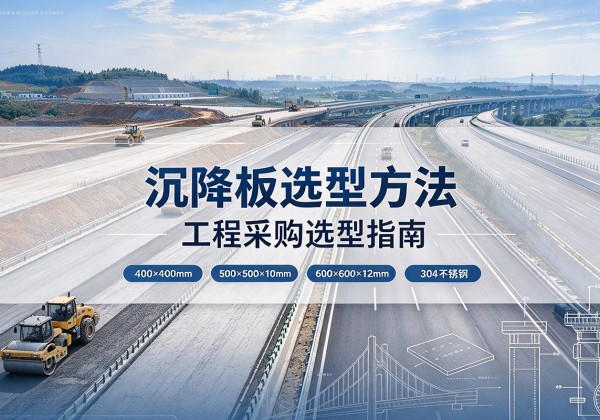 梧州沉降板选择方法